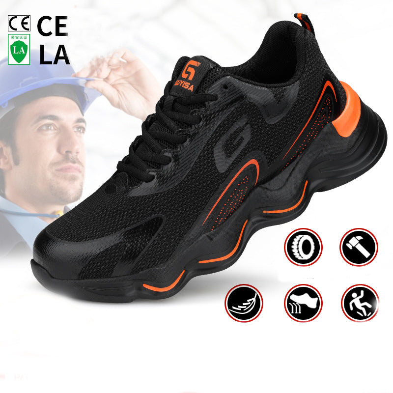 Breathable Safety Shoes Anti-smashing Work Safety Shoes